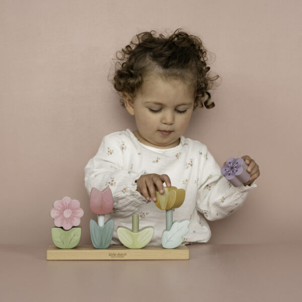 Stacking Puzzle Flowers - Fairy Garden FSC
